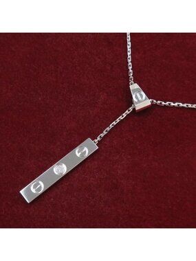 Cartier Love Shape Necklace Diamond